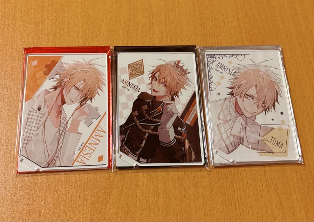 AMNESIA バレンタイン トーマ アクリルスタンド 3個セット