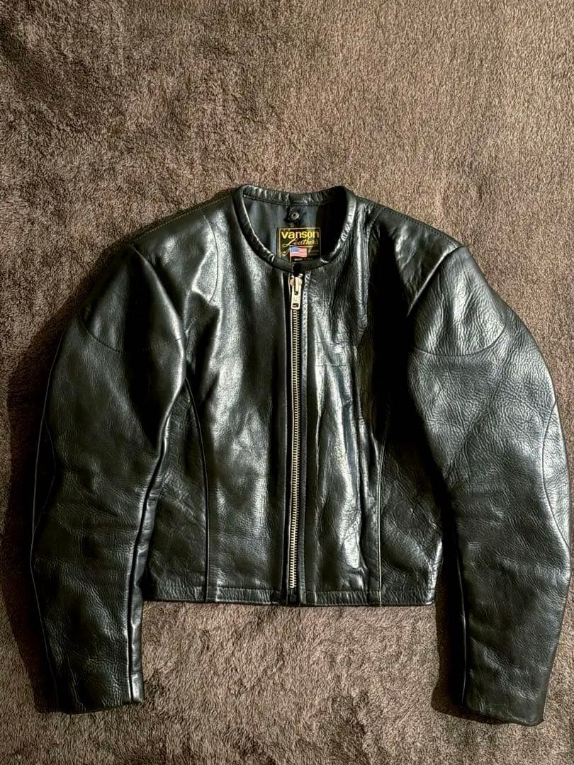VANSON レザージャケット ライダース 36