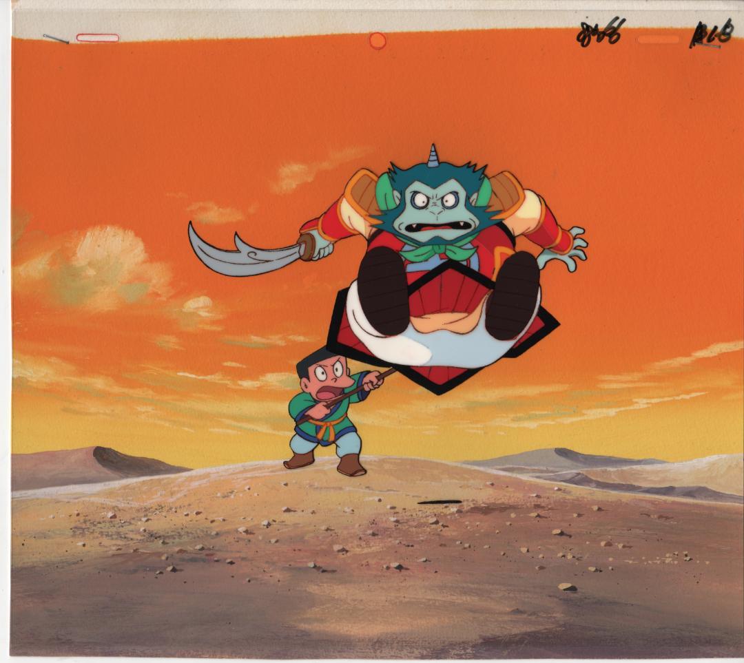 ドラえもん劇場版セル画背景付き額縁入り