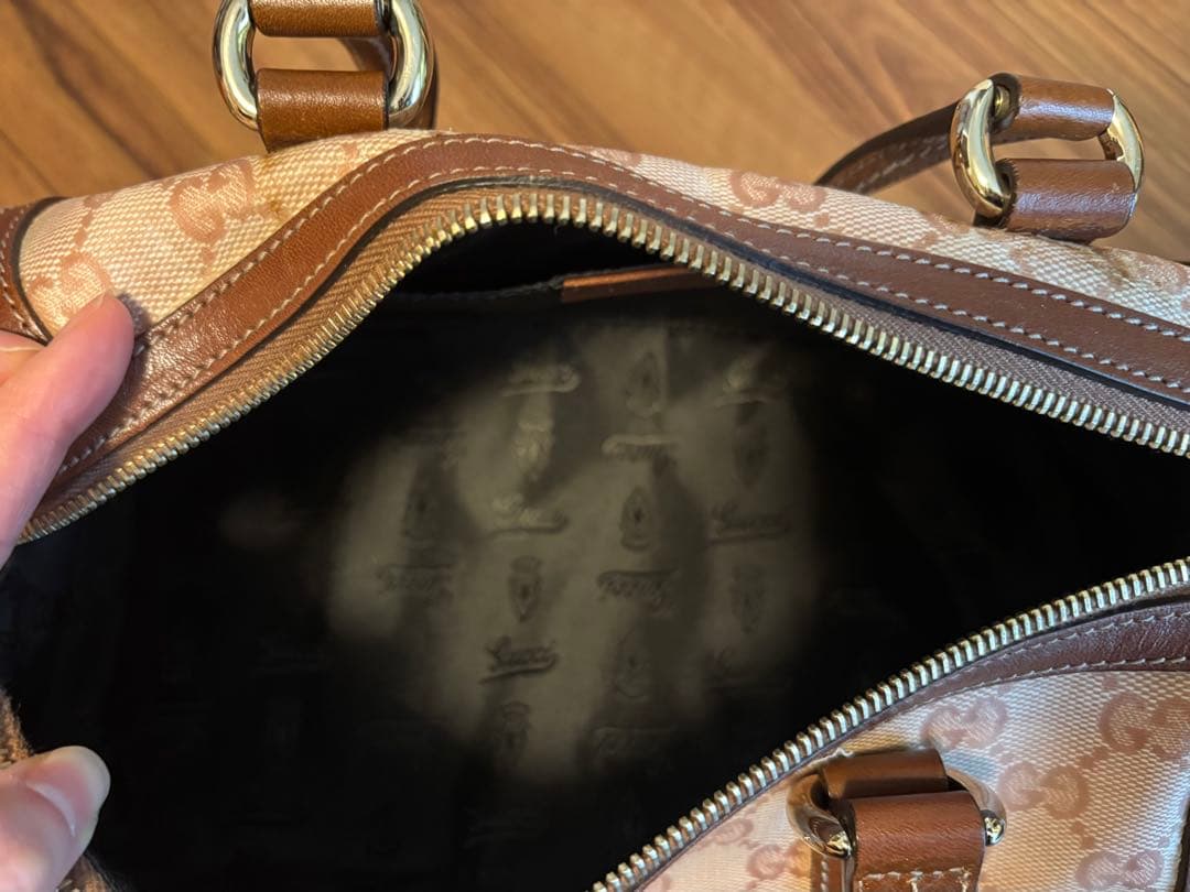 松木ホロみ様専用 グッチ GUCCI ミニボストンバッグ ピンク バッグ