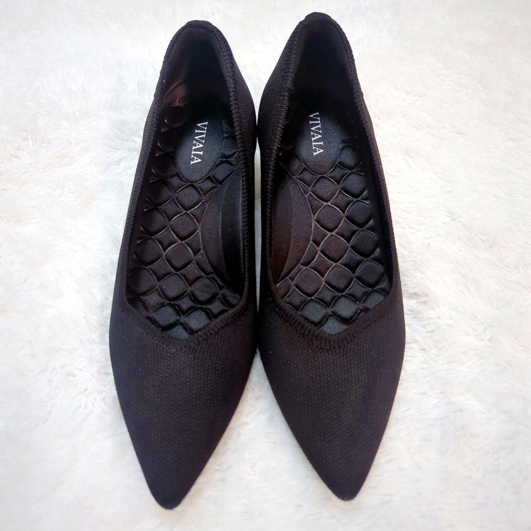 VIVAIA Scarlett ポインテッドトゥ ヒール 黒 23.5cm