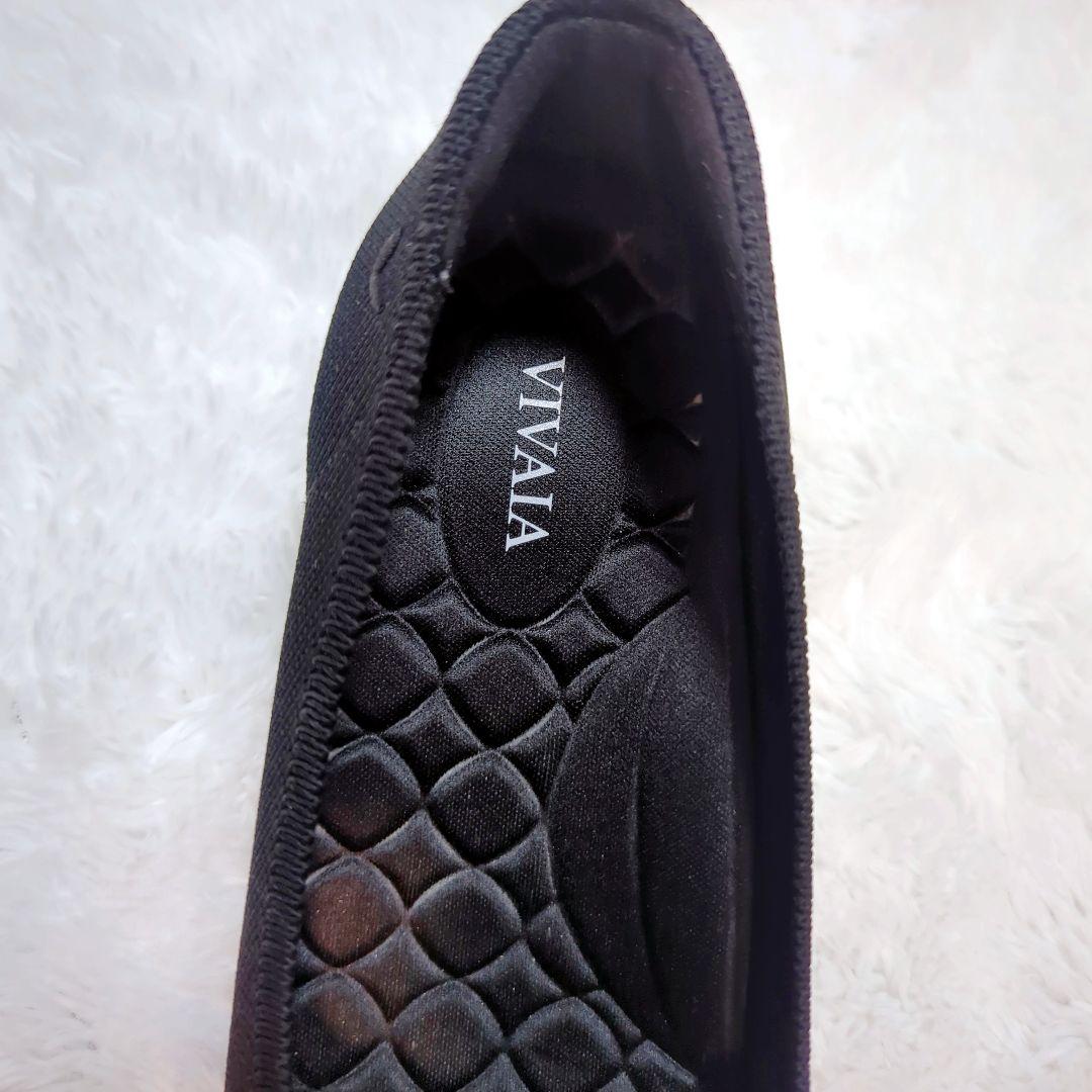 VIVAIA Scarlett ポインテッドトゥ ヒール 黒 23.5cm