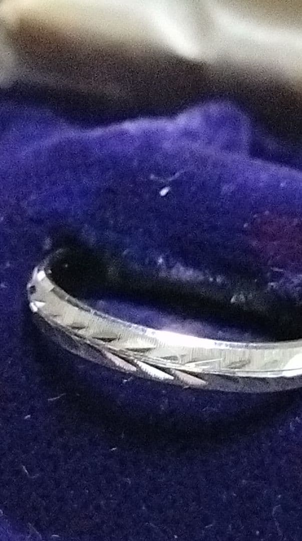 プラチナリング　9号　Pm(Pt)900　プラチナ90％ 2.57g