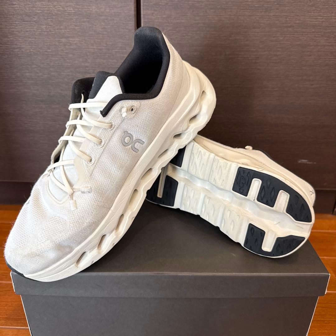 【良品•27cm】オン　クラウドティルト ホワイト