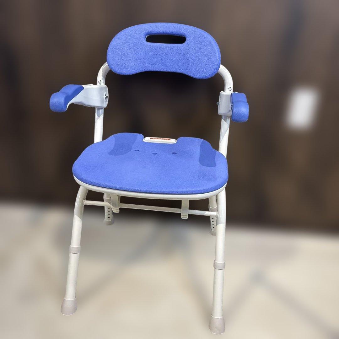 美品　安寿 シャワーチェア FSフィット 介護用 風呂椅子 折り畳み