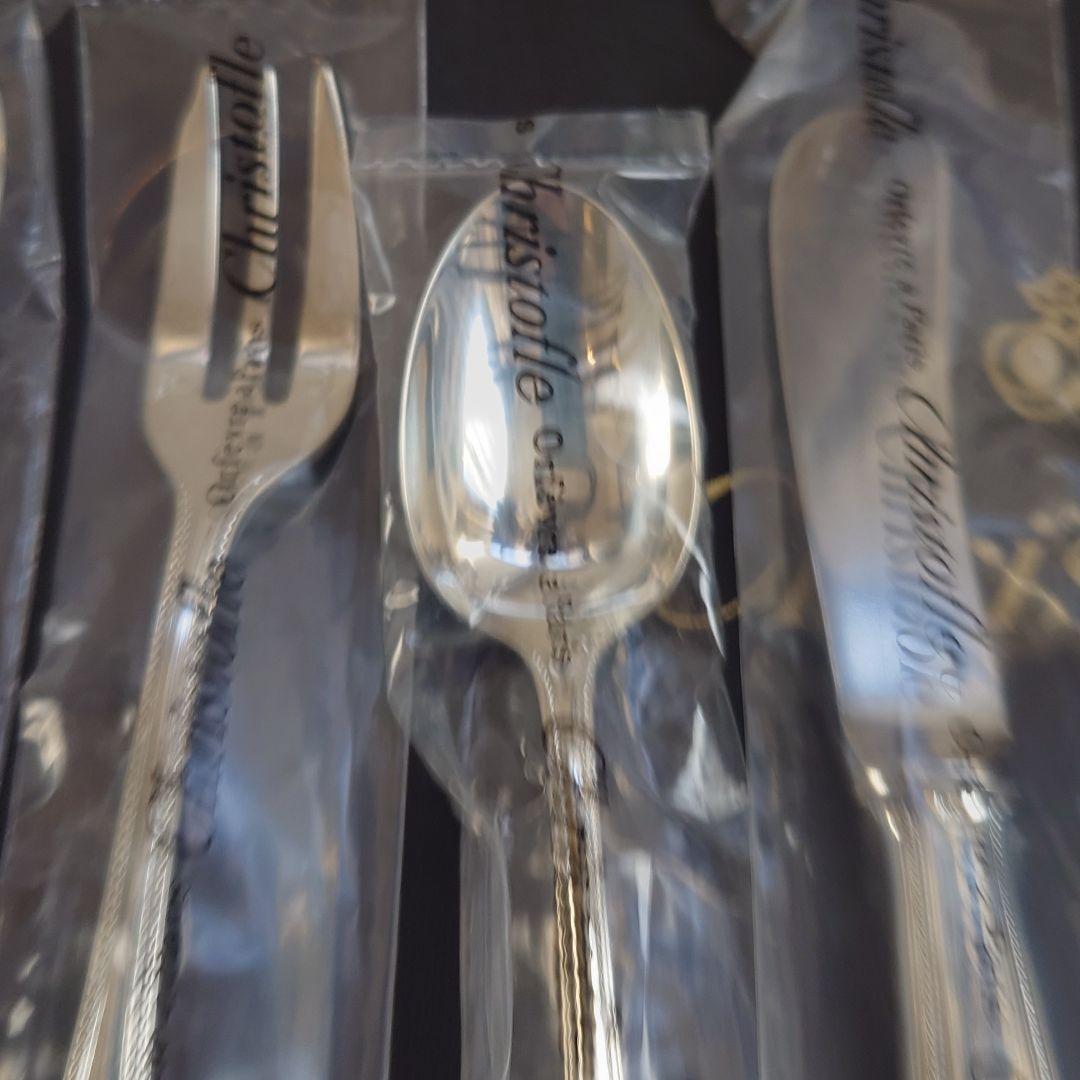 クリストフル パール 72本 カトラリー スプーン フォーク 新品 140万