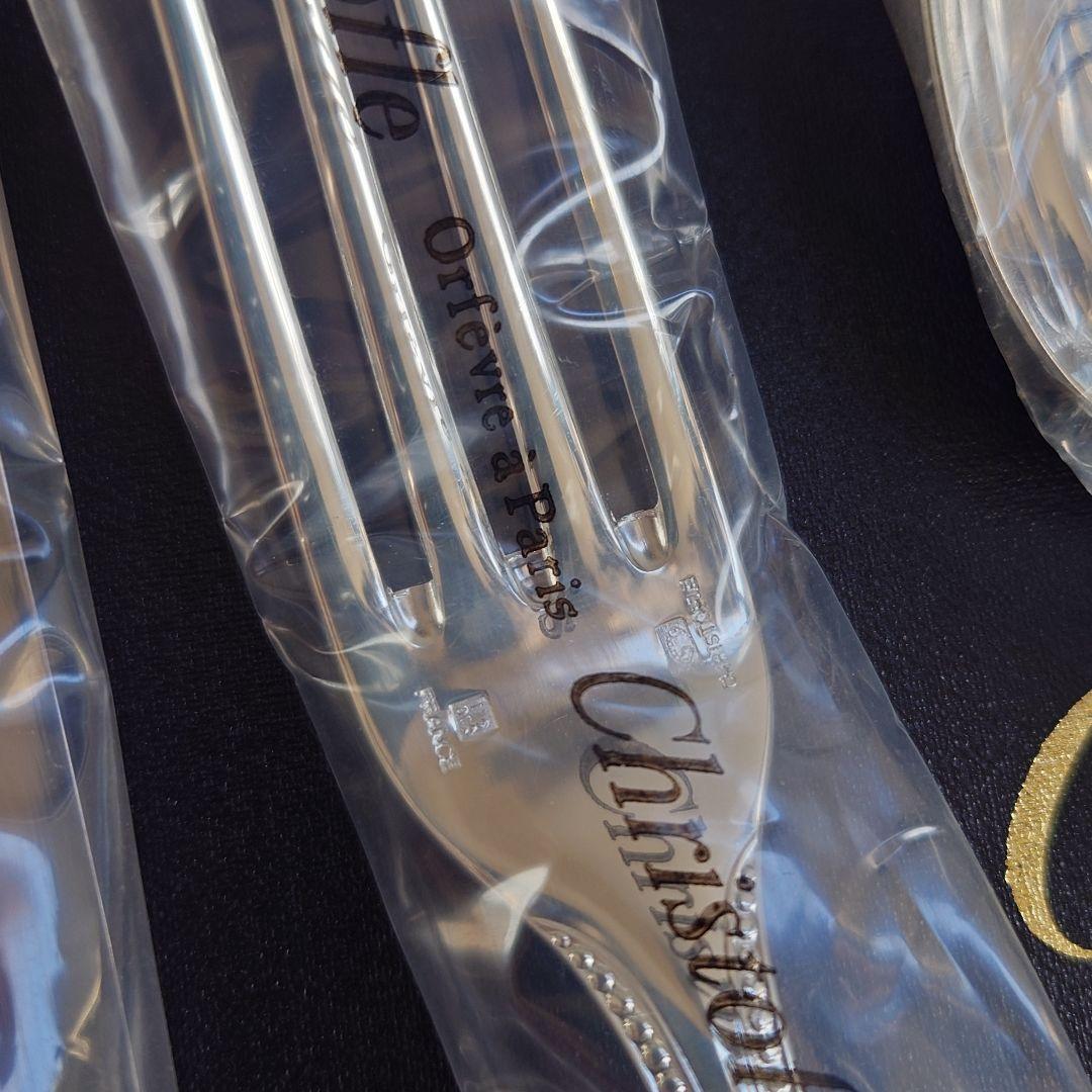 クリストフル パール 72本 カトラリー スプーン フォーク 新品 140万