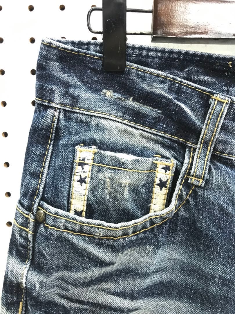 希少デザイン LOLITA JEANS サーカス ボアワッペン デニムパンツ