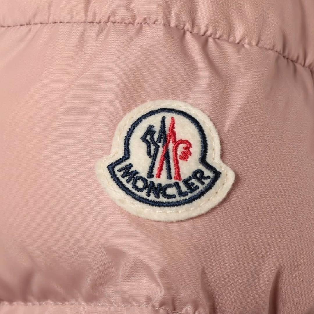 美品】モンクレール CLION ダウン リアルファー ピンク タグ有り
