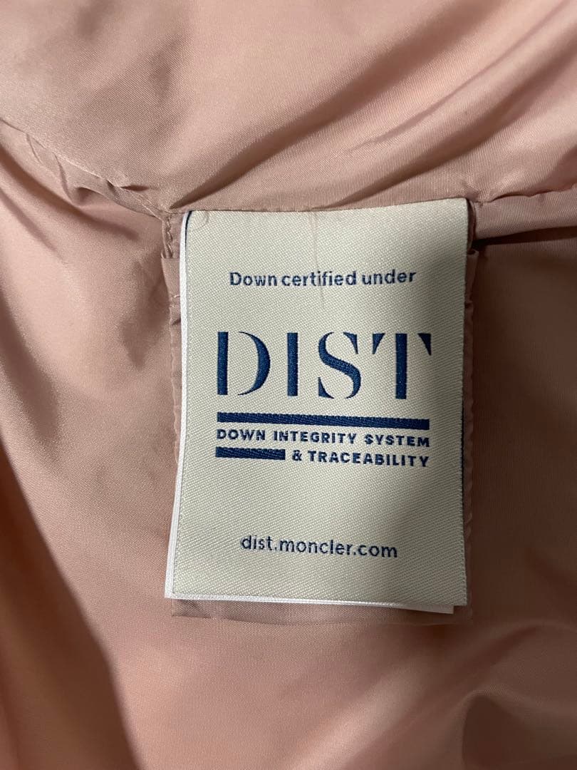 美品】モンクレール CLION ダウン リアルファー ピンク タグ有り