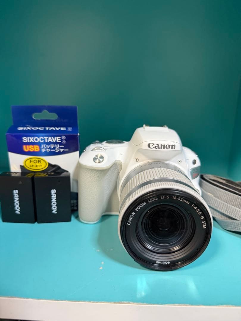 Canon EOS Kiss X9 ホワイト EF-S18-55mm ジャンク - メルカリ