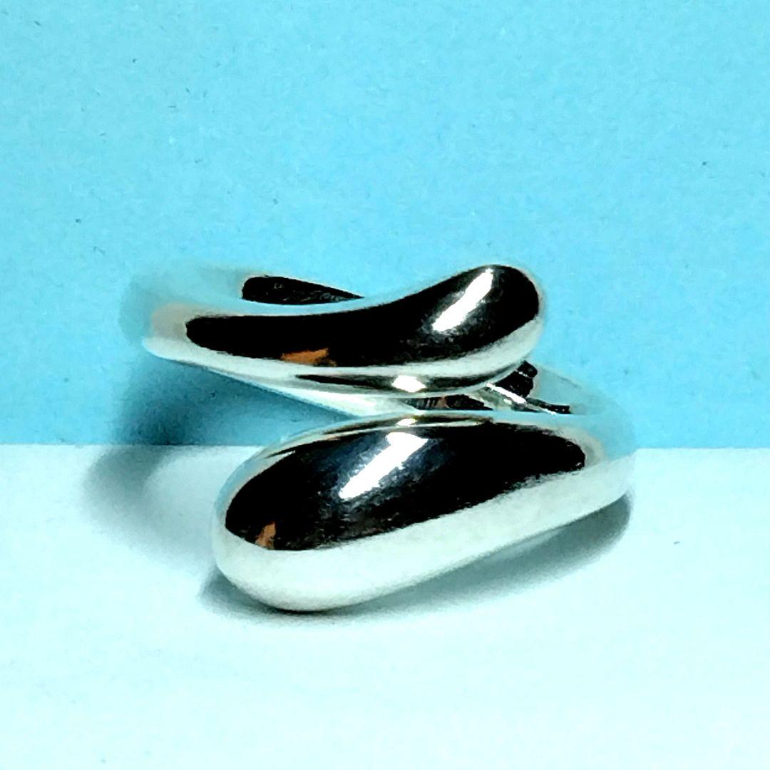 ティファニーティアドロップリング 15.5号　新品仕上げ　無傷未使用に近い ティファニーティアドロップ リング レディース リング・指輪 14号