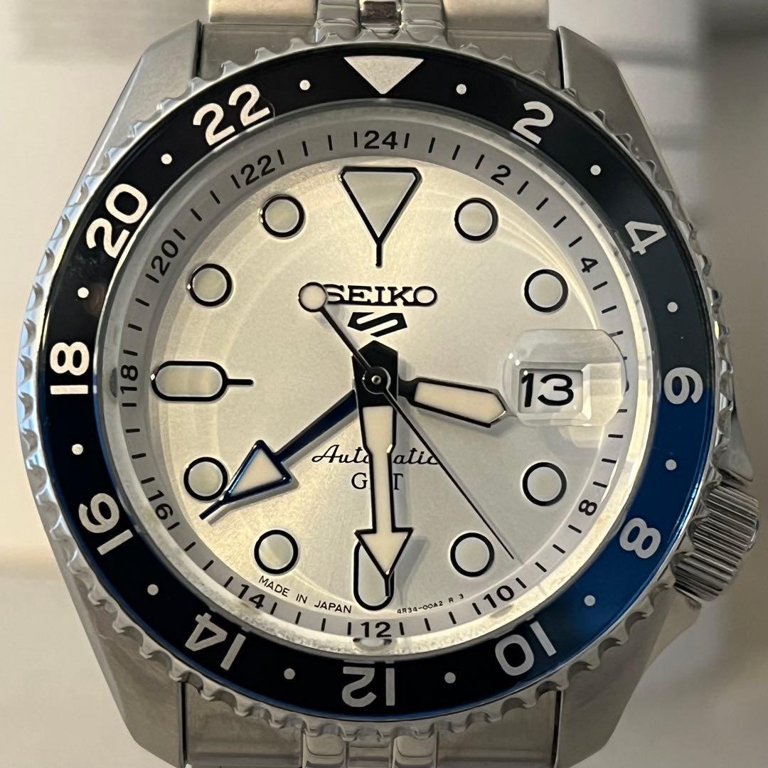 ほぼ新品　SBSC017 SEIKO 5スポーツ GMT 自動巻き