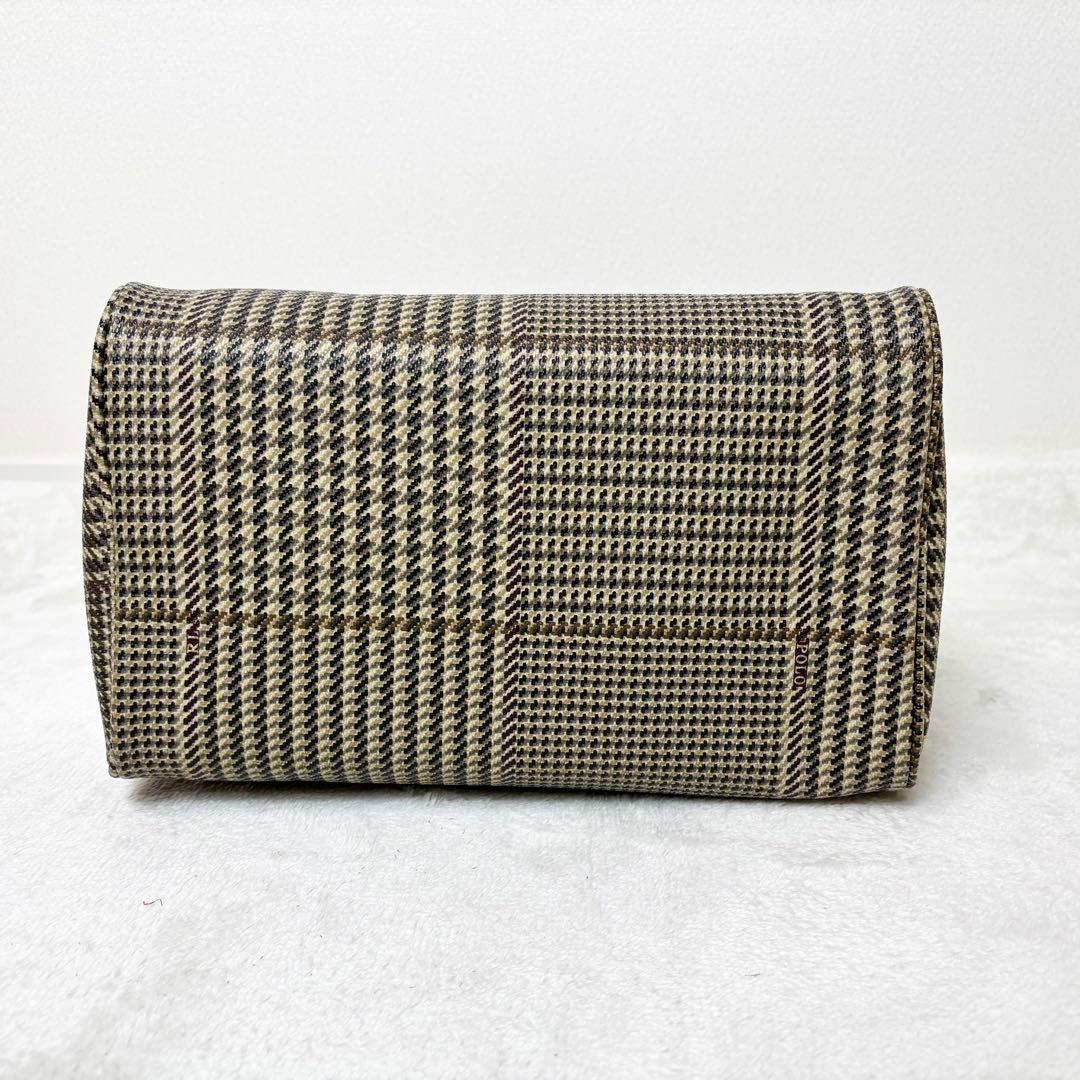 ヴィンテージ】ポロラルフローレン ミニボストンバック レザー PVC