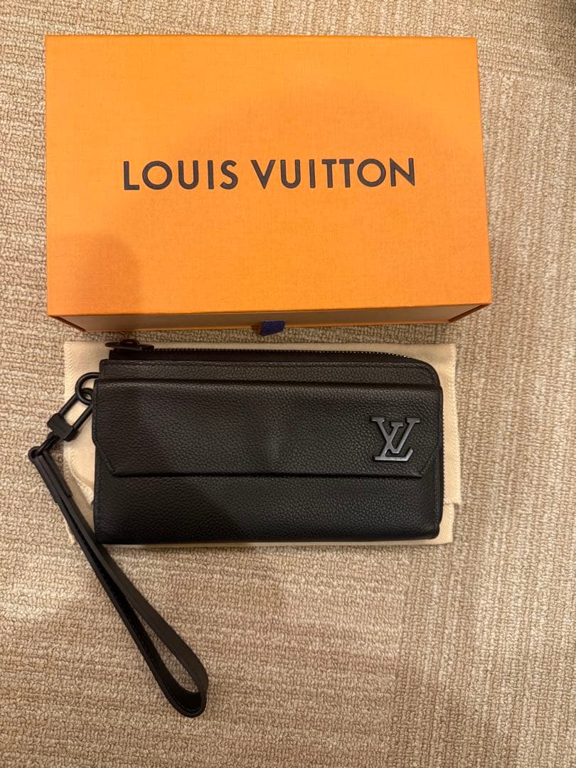 LOUIS VUITTON アエログラム ドラゴンヌ ジッピーウォレット 極美品 ルイヴィトン LVアエログラム ジッピードラゴンヌ 長財布