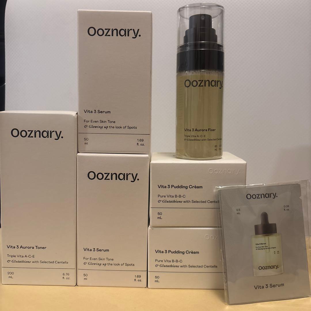 オーズナリーOoznaryblueブルーシリーズ6点とサンプルセット韓国コスメ