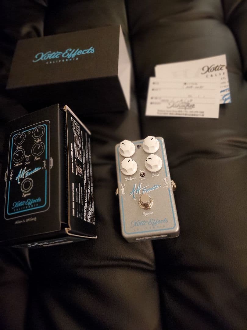 Xotic AH Booster アレンハインズ直筆サイン入り
