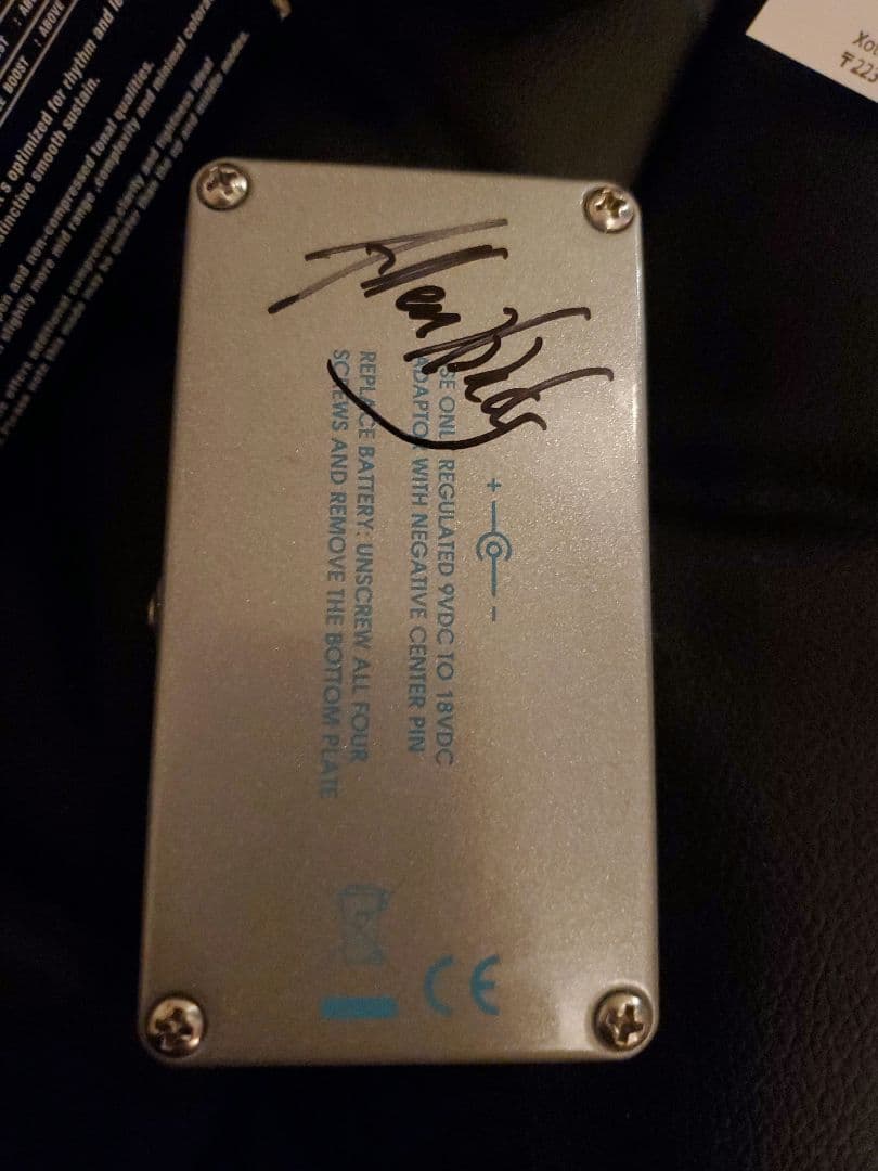 Xotic Xotic AH Booster アレンハインズ直筆サイン入り