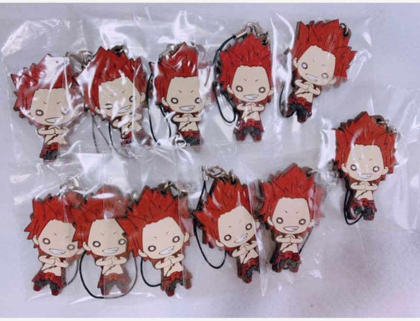 ヒロアカ ラバスト ラバーストラップ にとたん 切島 切島鋭児郎