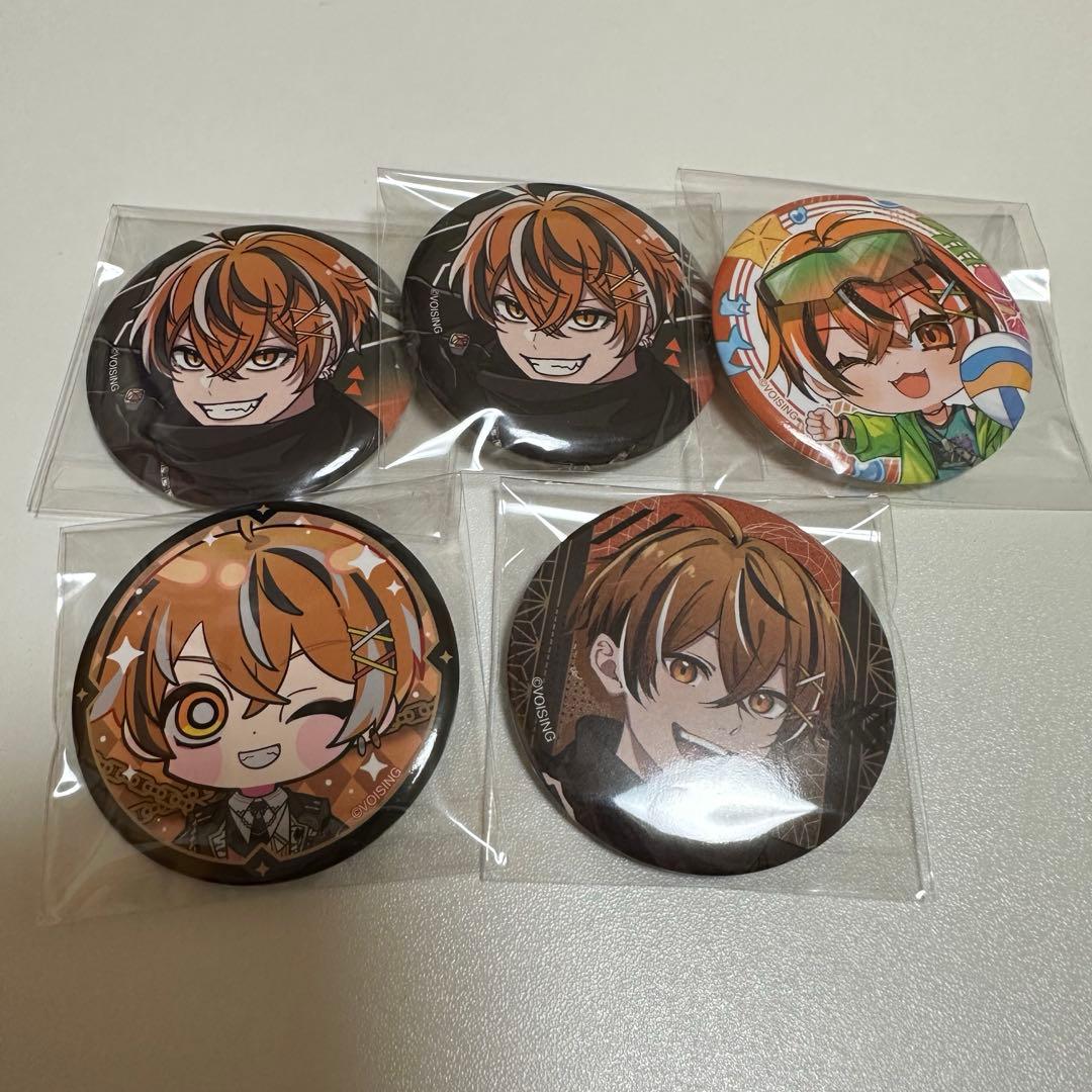 クロノヴァ うるみや Endsville 黒組 ハロウィン お正月 缶バッジ