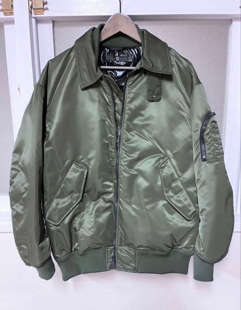 未使用品 ユニクロ×ジルサンダー ダウンオーバーサイズリブブルゾン