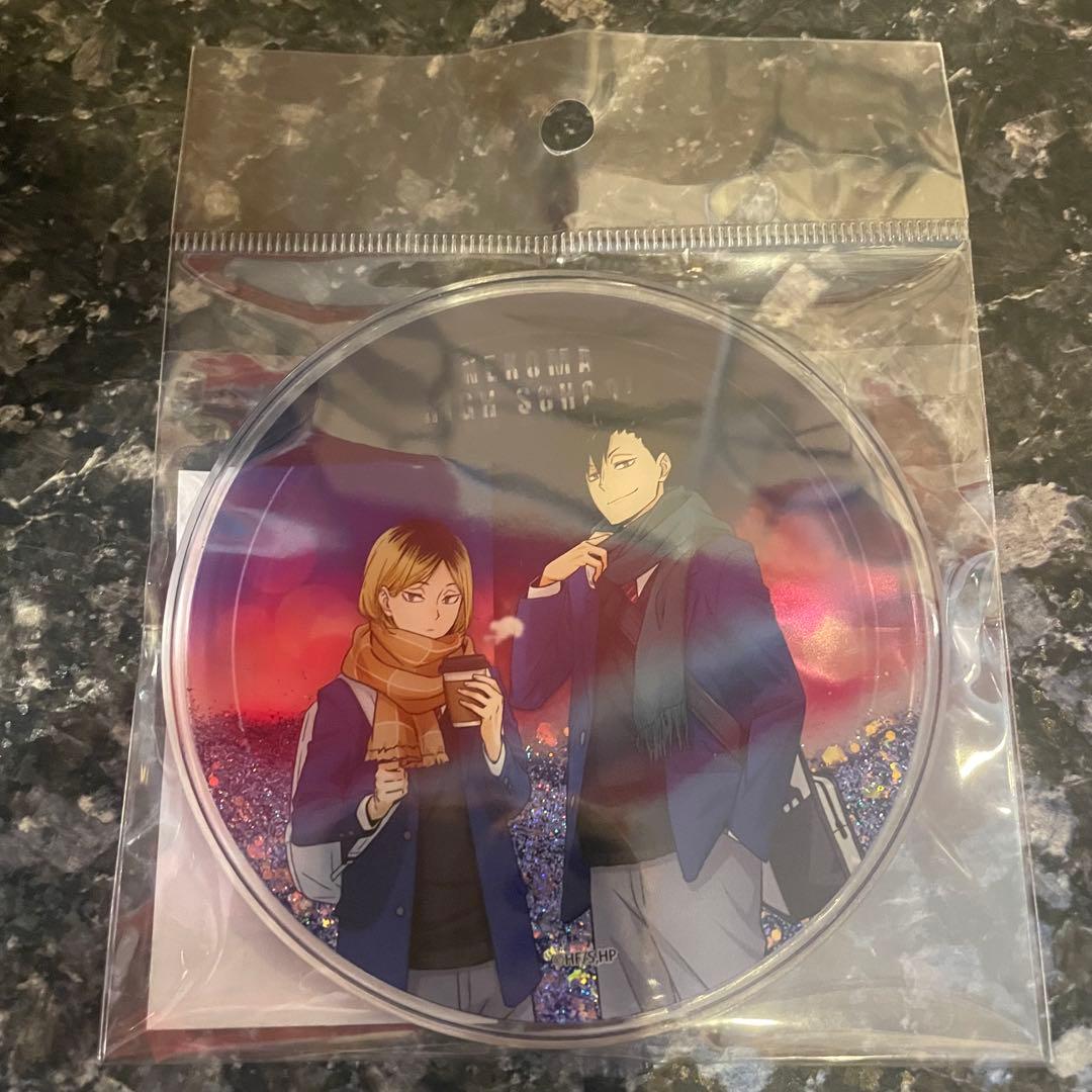 ハイキュー コスモワールド グリッターアクリルコースター 孤爪研磨