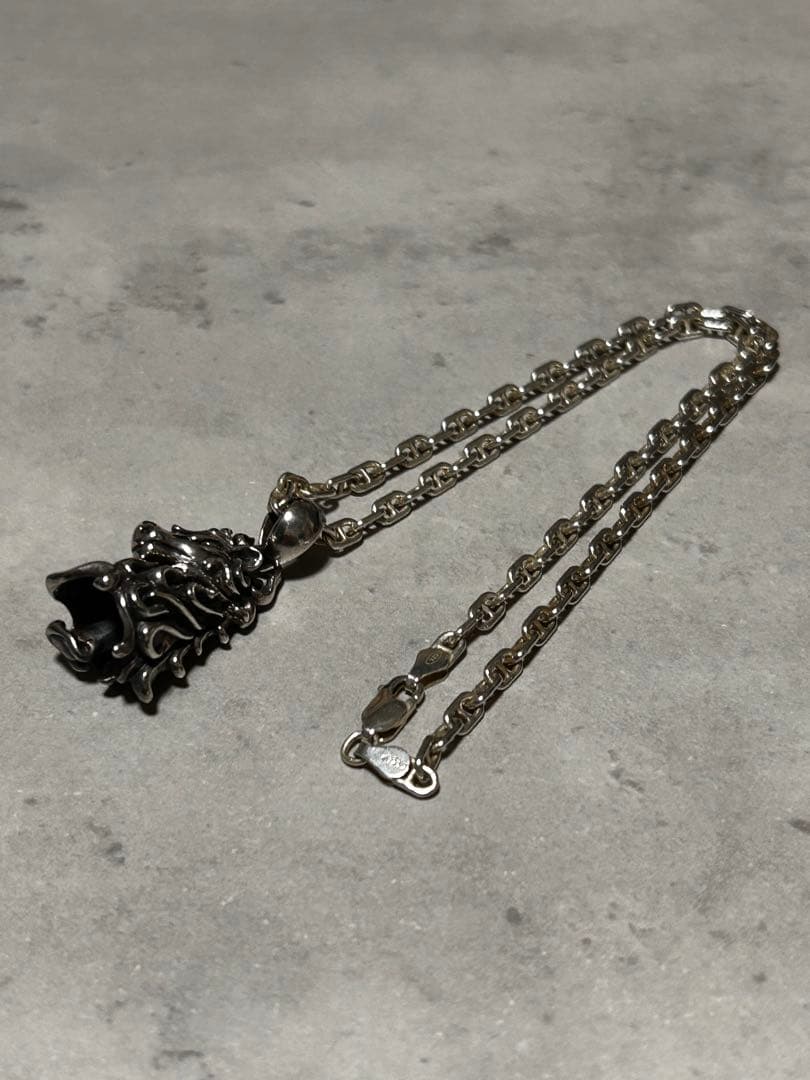 夜織様買付　ホース 馬 ベル シルバー925 ネックレス