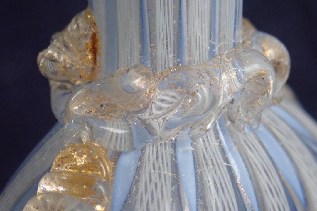 HD4520ガラス器6 ベネチアングラス 一輪挿し