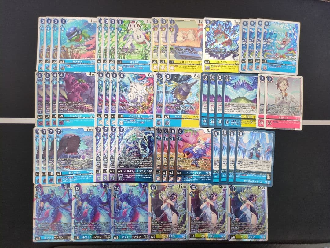 ネプトゥーンモン ウェヌスモン TS デッキ 識別子④ アビスエリア