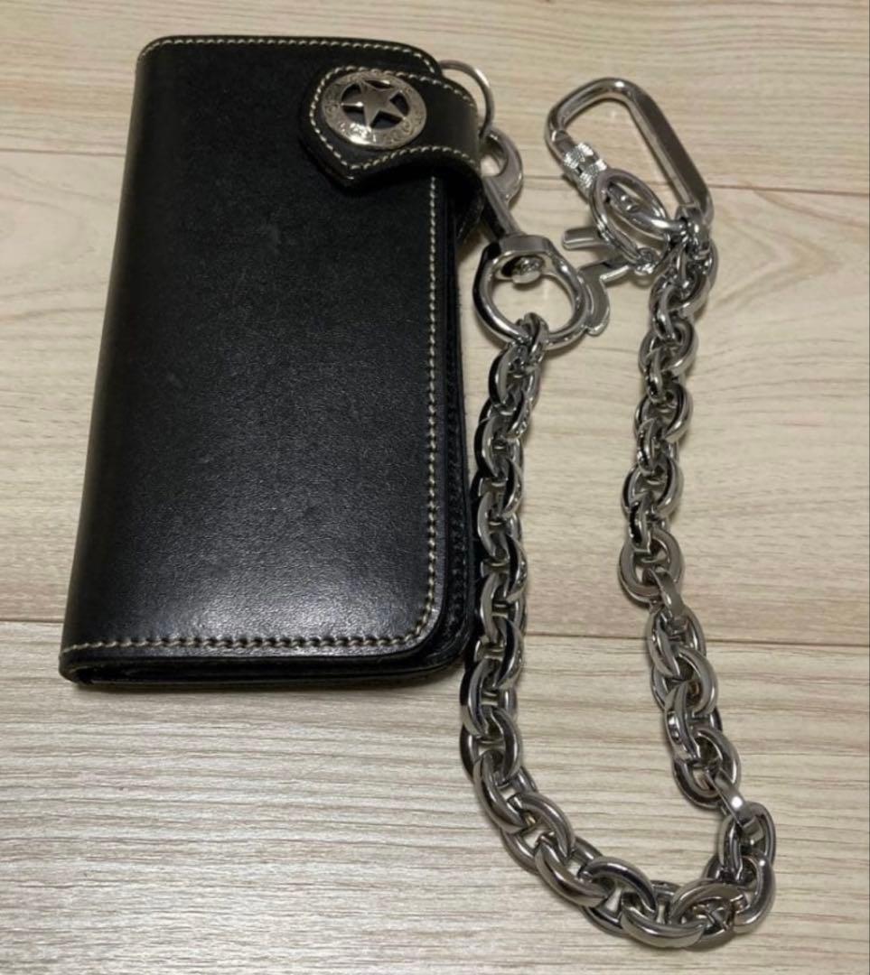 最終値下げ　エヴィス　ど根性ウォレット・ウォレットチェーン　美品