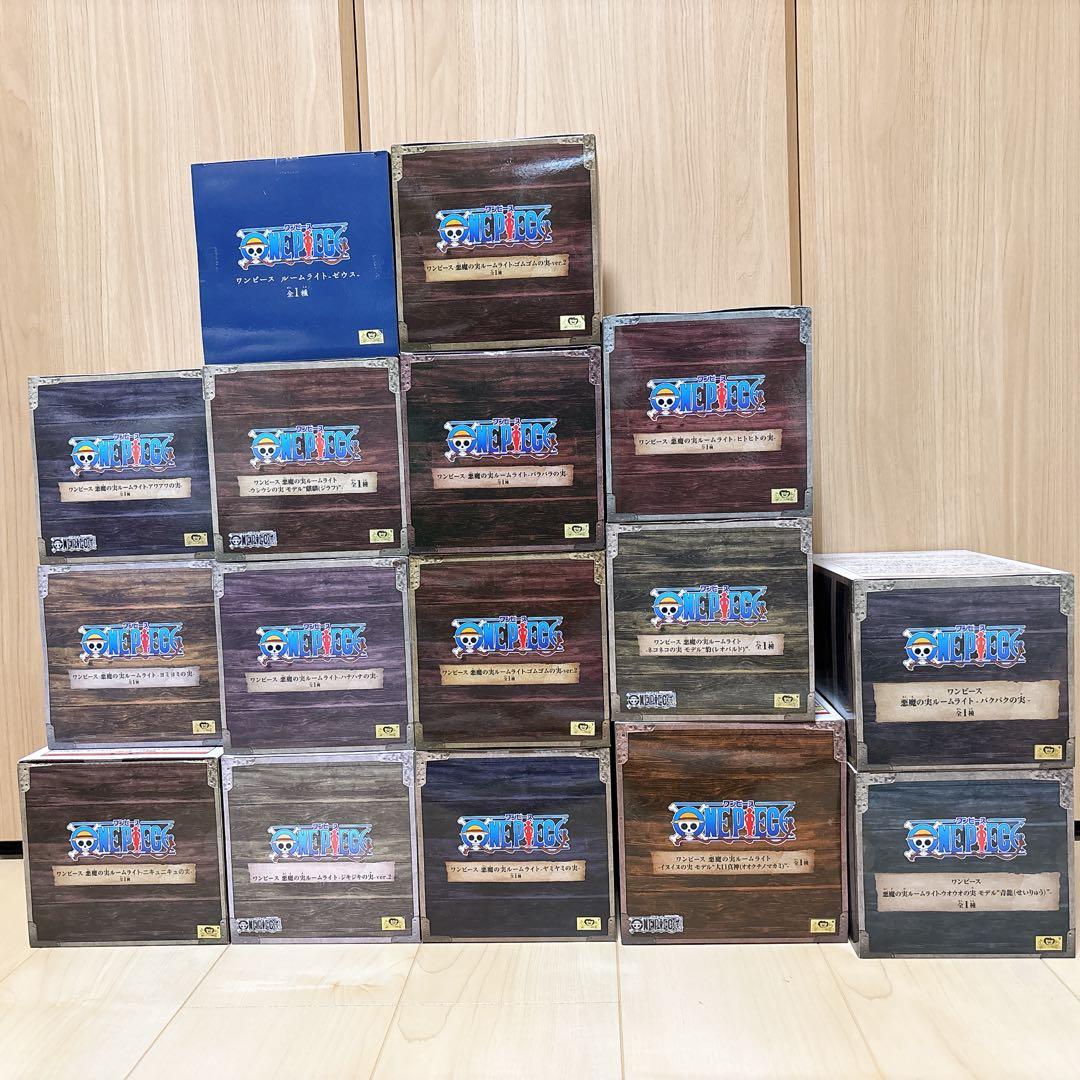 新品未開封】ワンピース 悪魔の実 ルームライト 16種セット まとめ売り