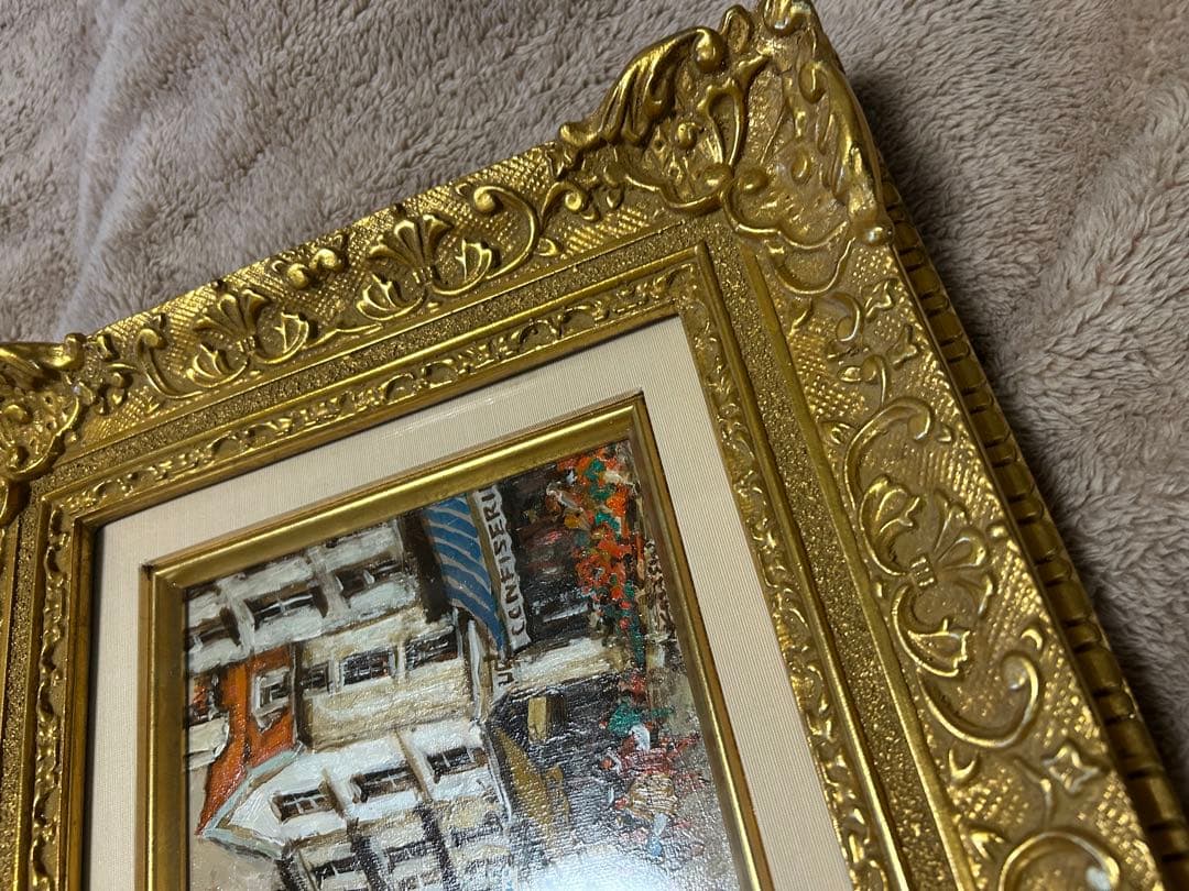 中西良招の油彩画、[ムクタール街] SMサイズ - メルカリ