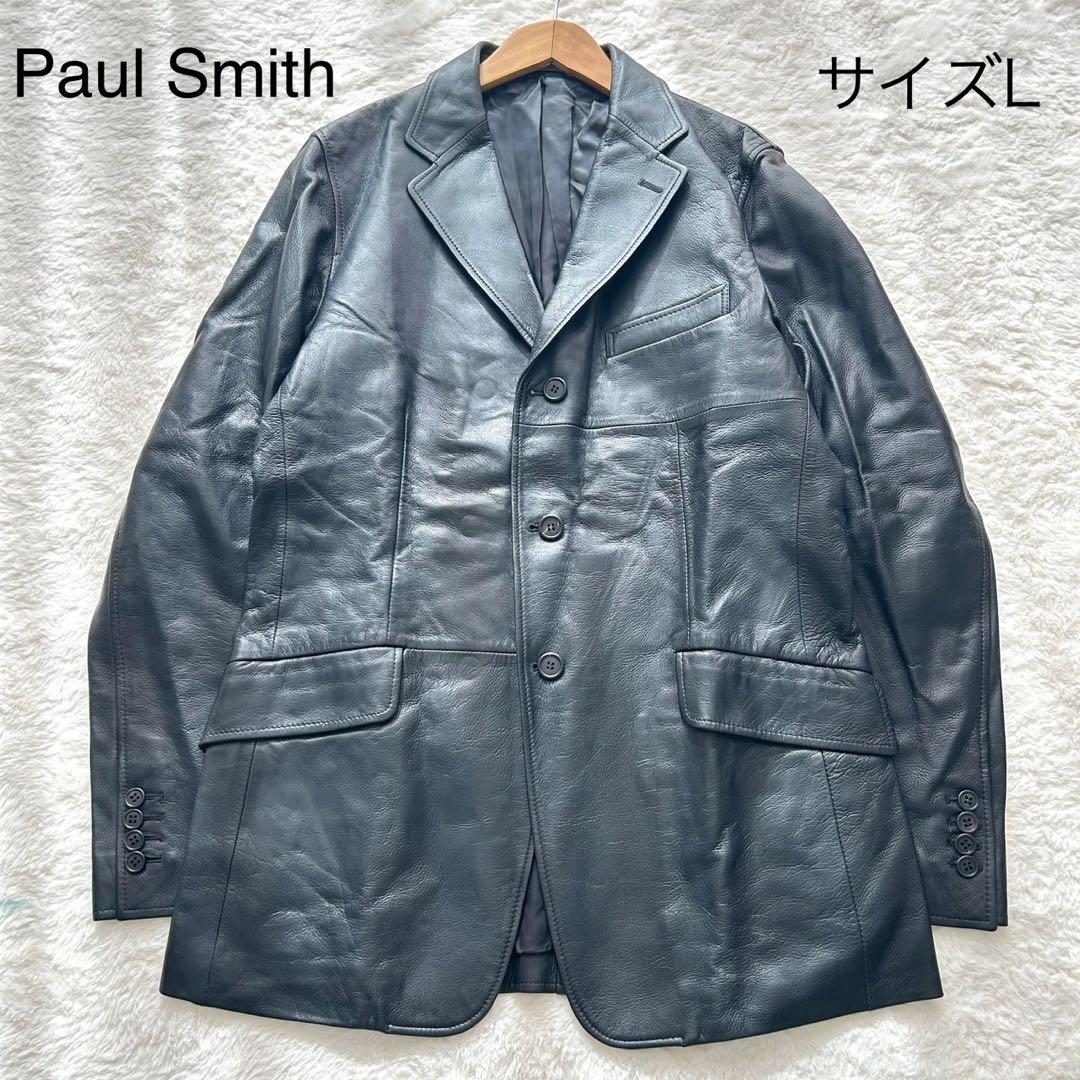 【美品】Paul Smith レザージャケット 羊革　黒　木村拓哉 Lサイズ ポールスミス ラムレザー レザージャケット 木村拓哉 HERO L 黒 - メルカリ