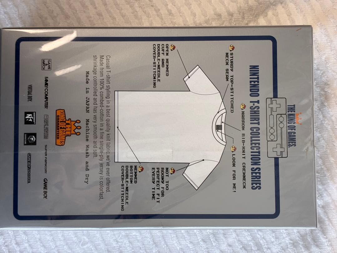 未開封任天堂公式 Tシャツ THE KING OF GAMES 日本製 マリオ系