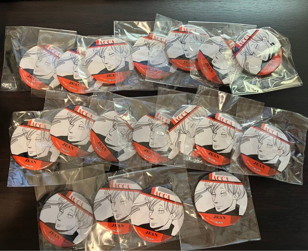 ACCA13区監察課　2024 定番柄　ケーキ特典　缶バッジ　ジーン　18点