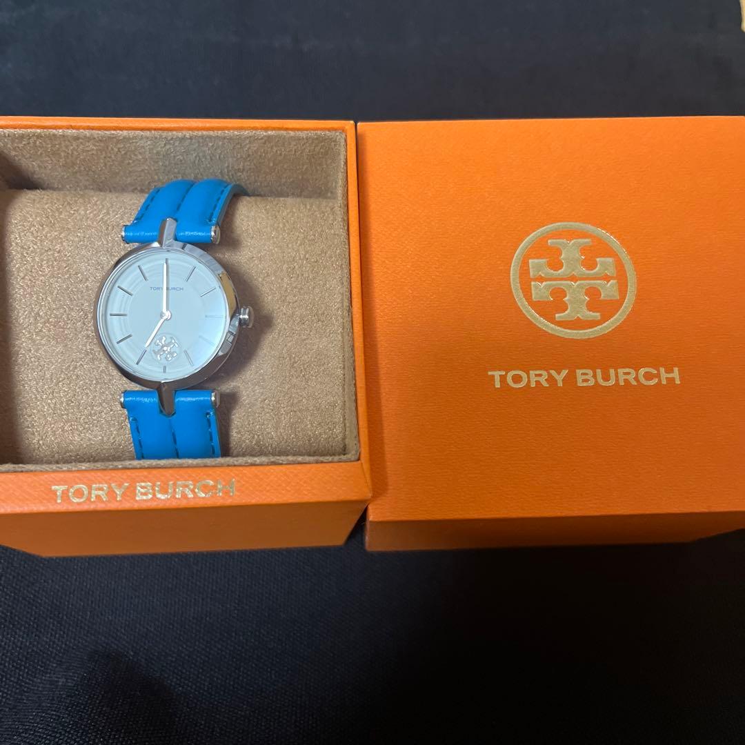 TORY BURCH トリーバーチ　アナログ時計 青