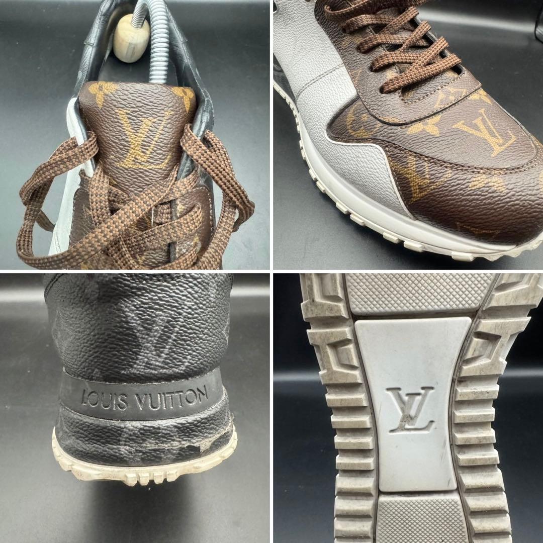 美品】ルイヴィトン ランアウェイ スニーカー モノグラム レザー 27cm