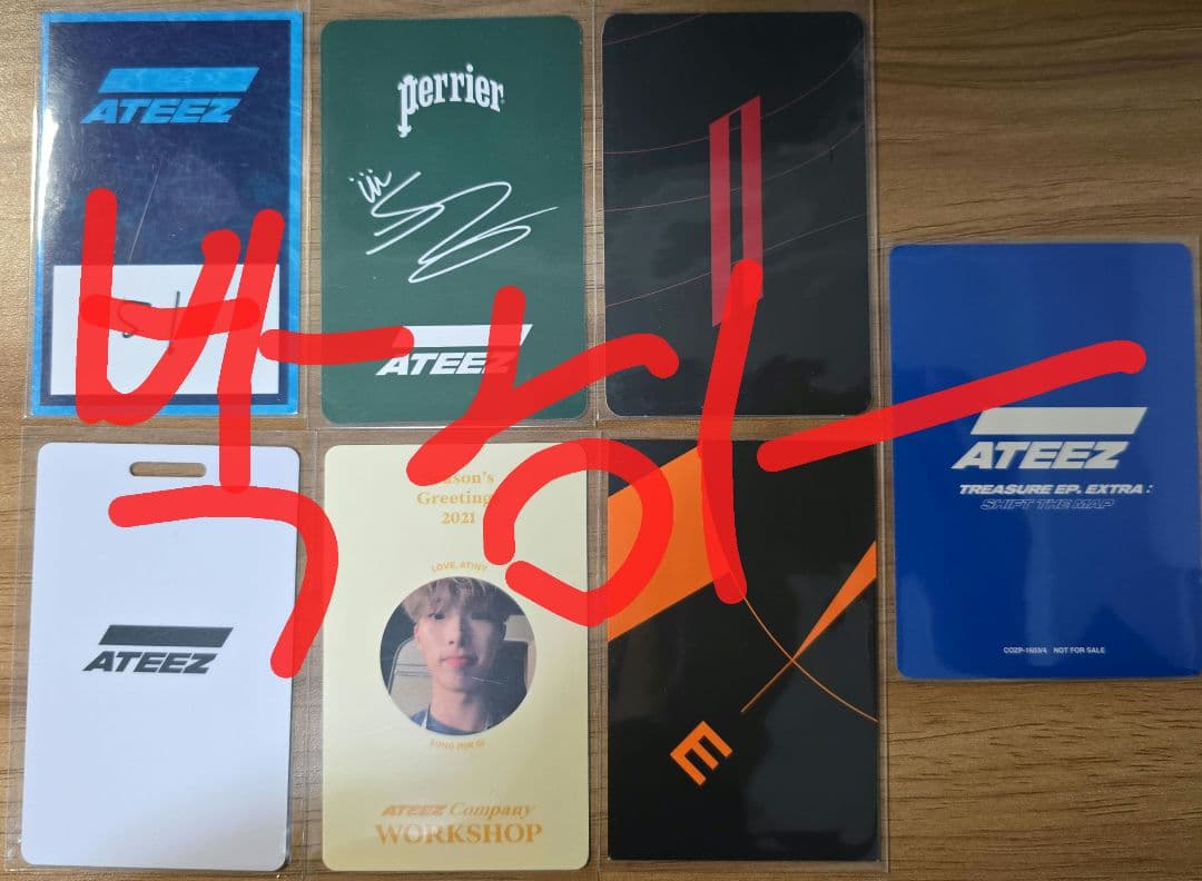 ATEEZ ミンギ wave サノク ポカ トレカ 8枚セット - メルカリ