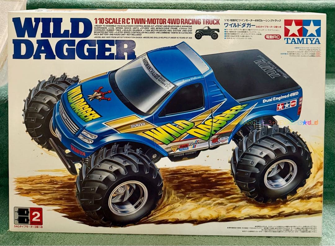 最終価格★タミヤ★ワイルドダカー 1/10ツインモーター★一部組立て済パーツあり