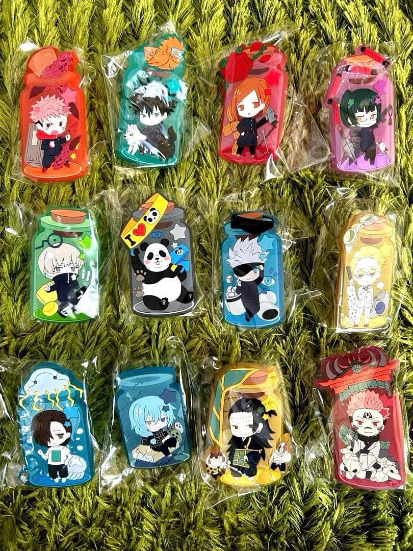呪術廻戦　ラバークリップ　きゃらとりあ　全種類コンプリートセット