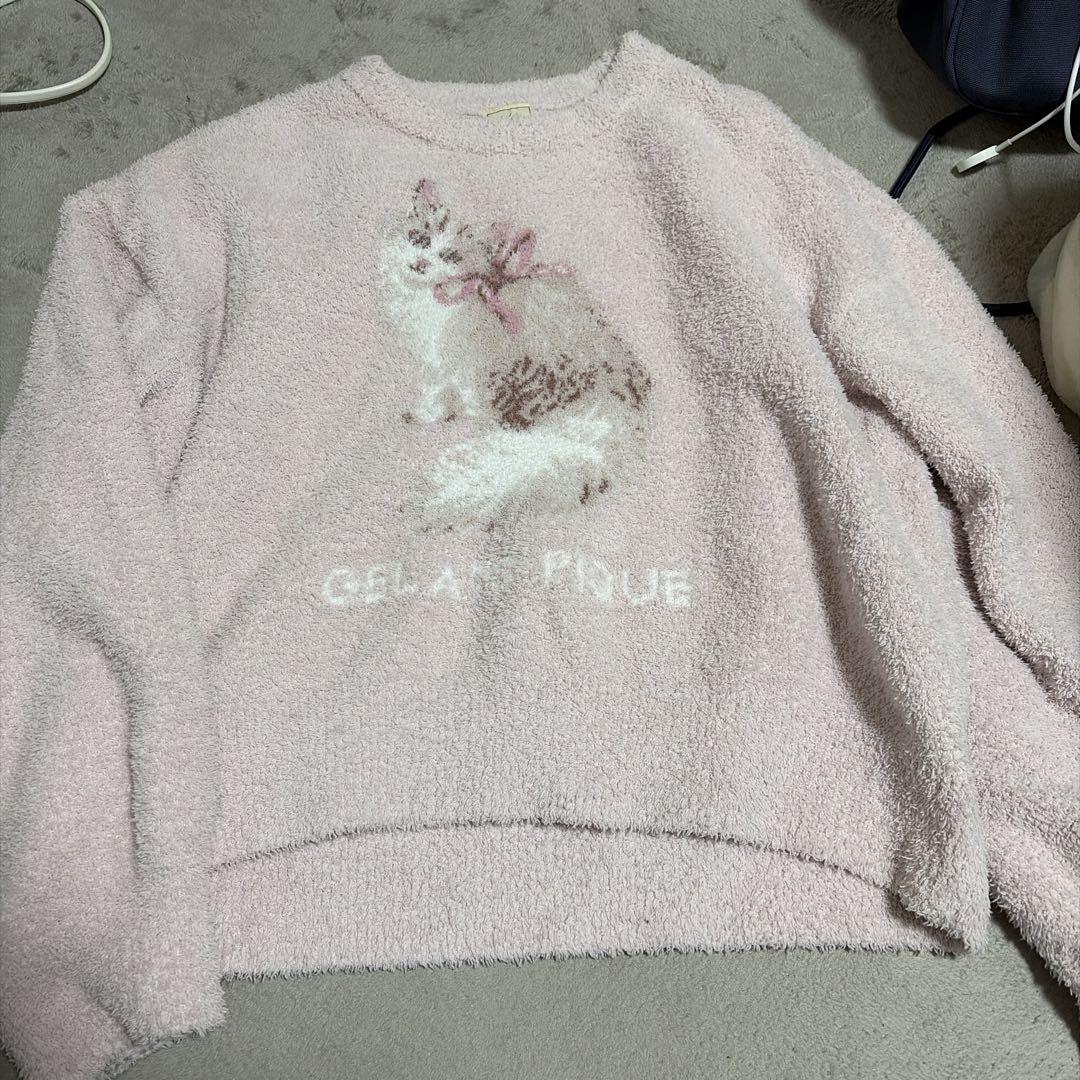 ジェラートピケ ベビモコCATジャガードプルオーバー 上下セット - メルカリ