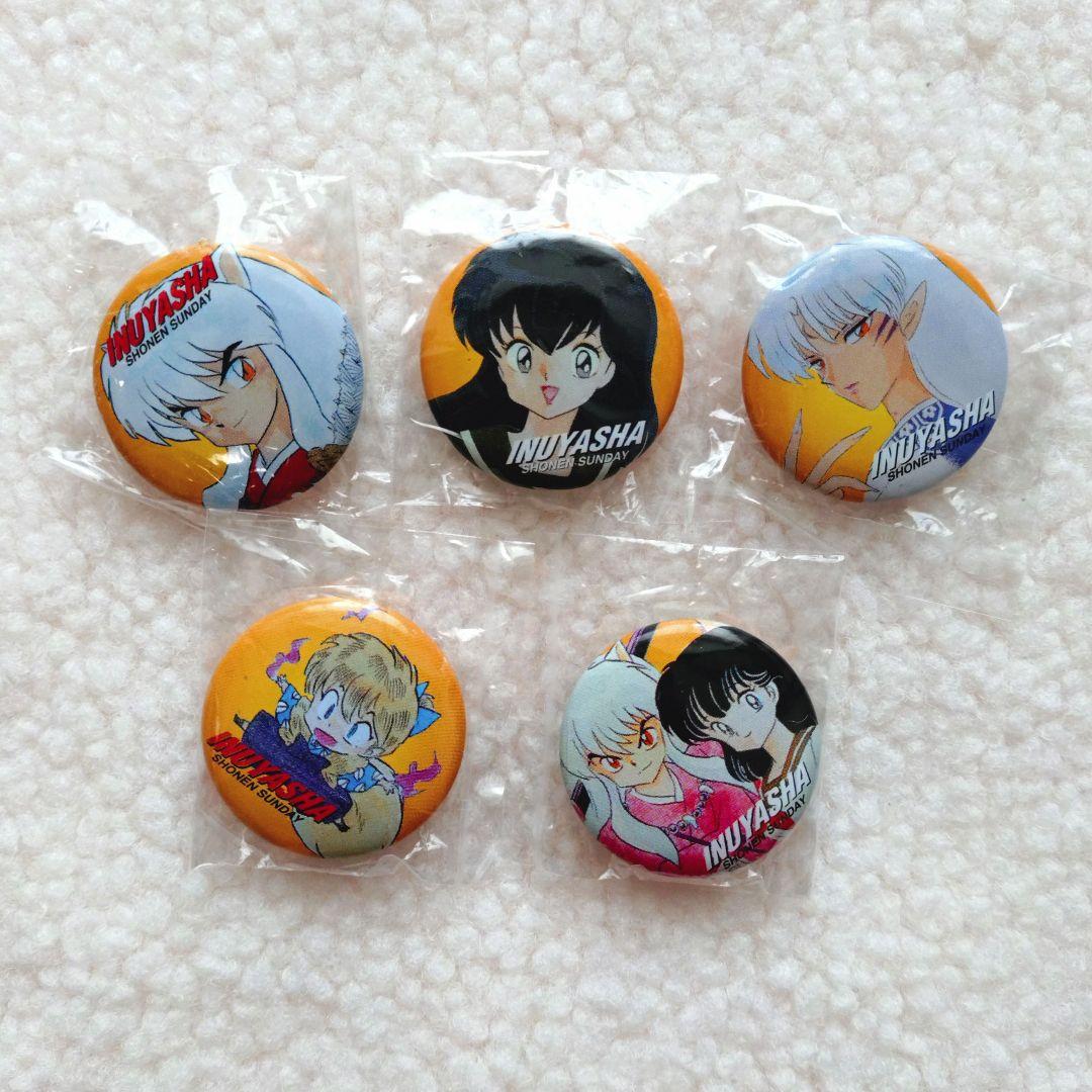犬夜叉 コミックスフェア 非売品缶バッジ 5個セット - メルカリ