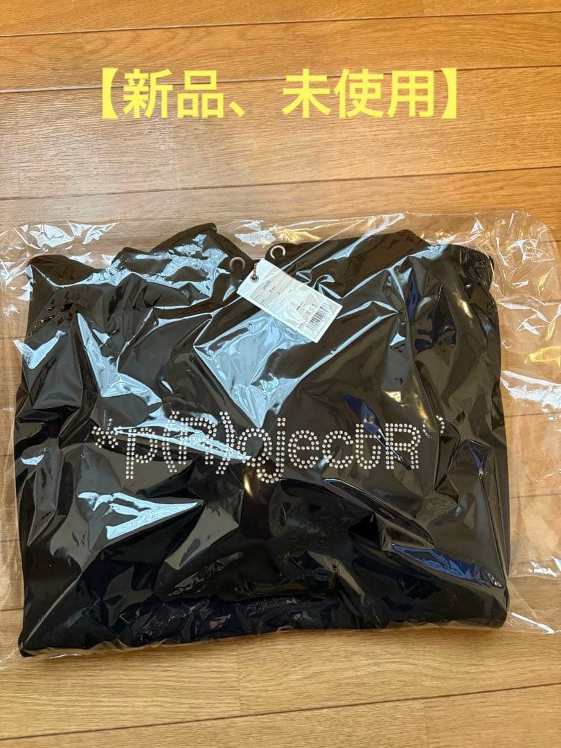 *p(R)ojectR® ラインストーン ロゴ パーカー Sサイズ