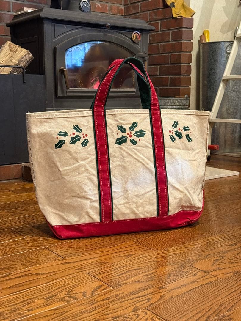 ★80s数量限定 エルエルビーントートバッグ レア 柊ペイント/デラックストート