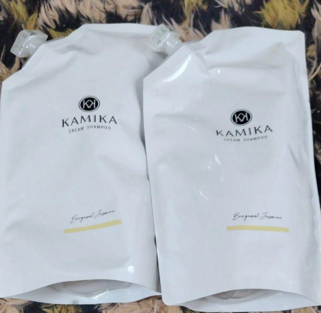 KAMIKA　オールインワンクリームシャンプー 詰め替え用×2
