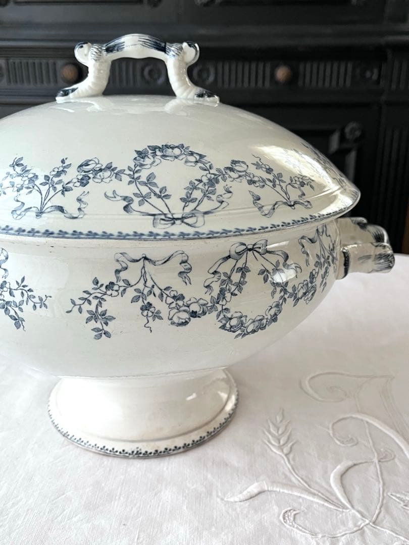 【レア】フランス SARREGUEMINES窯 MOZARTスーピエール3641