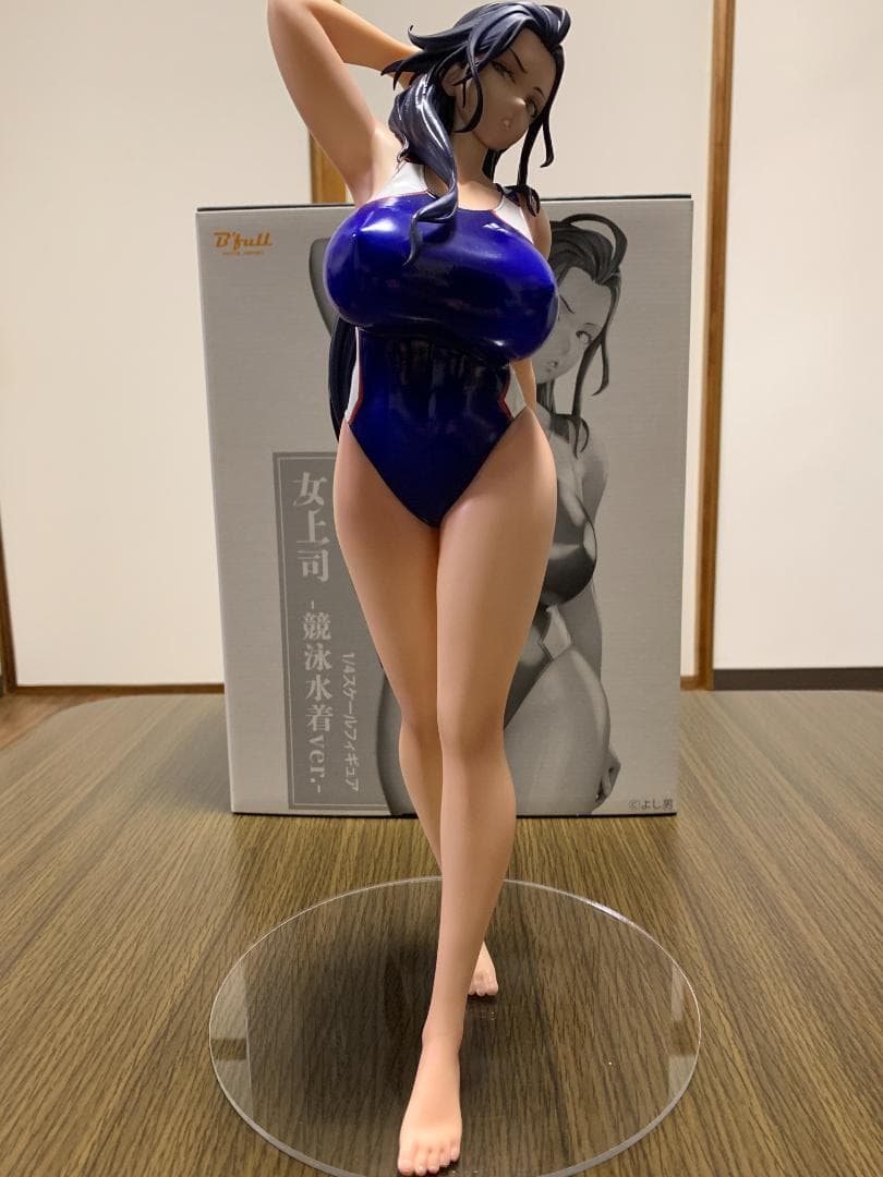 よし男先生オリジナルイラスト 女上司 競泳水着ver. 1/4 完成品フィギュア