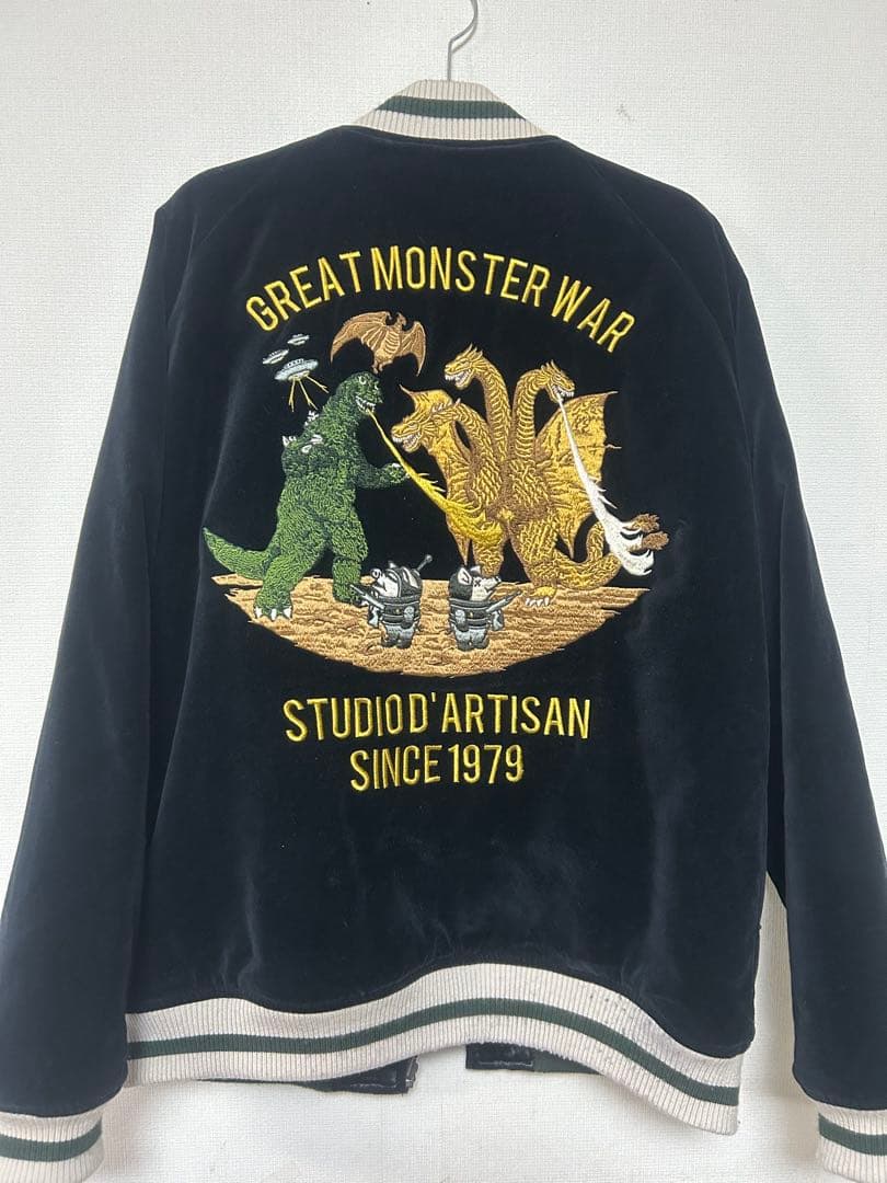 美品 ステュディオ・ダルチザン STUDIO D´ARTISAN ゴジラ別珍42