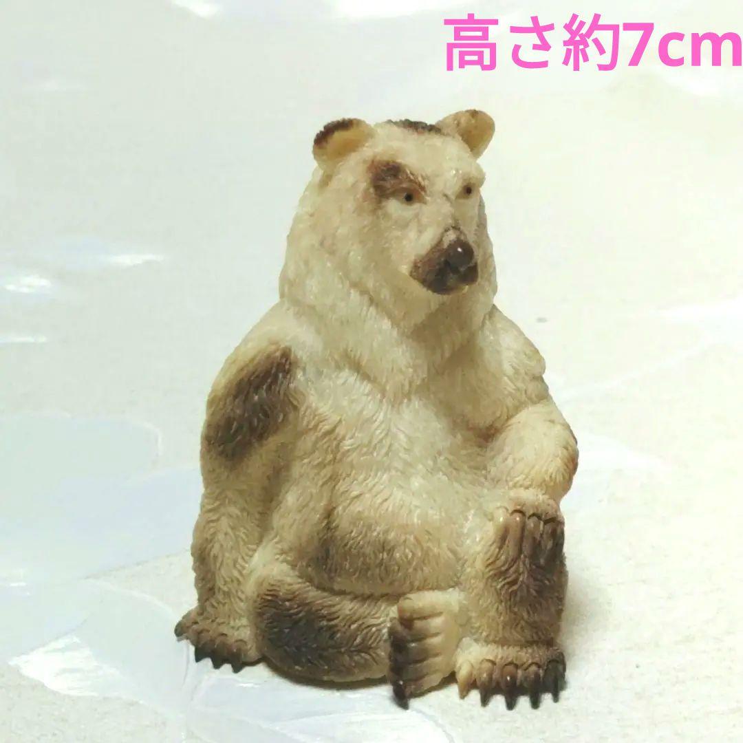 置根付　クマ　熊　セイウチ牙製　置物　彫刻　ミ10