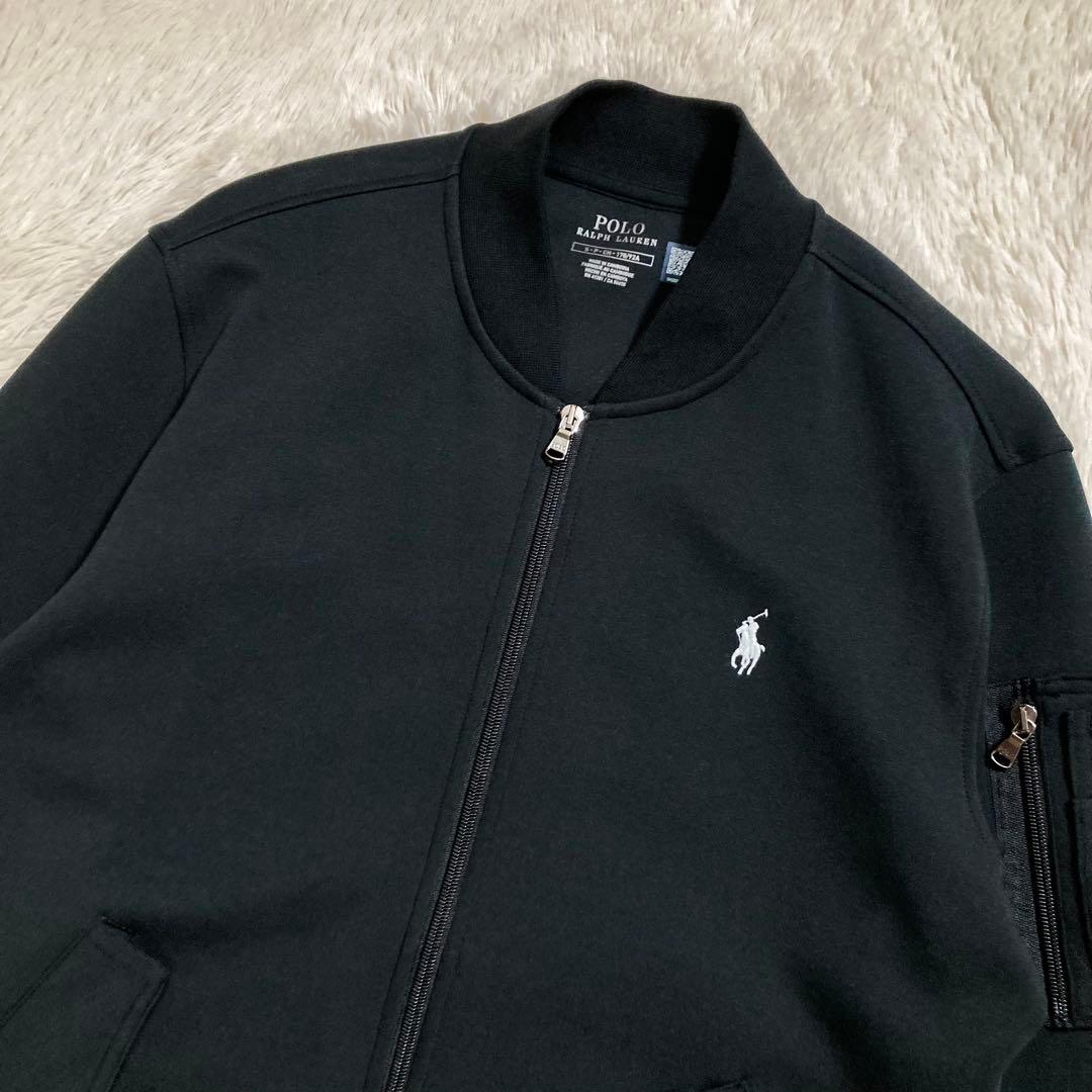 美品 ポロラルフローレン MA-1 フライトジャケット スウェット